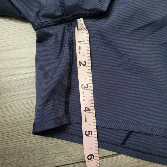 Ivivva by Lululemon Girls Relay Racer Athletic Shorts Size 14 Blue Zipper Waist - Picture 7 of 8